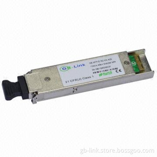 10Gbps 40km DWDM XFP Optical Transceiver, 3.5W Power Dissipation